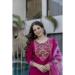 Picture of Enticing Silk Dark Red Readymade Salwar Kameez