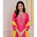 Picture of Ravishing Silk Pink Readymade Salwar Kameez