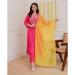Picture of Ravishing Silk Pink Readymade Salwar Kameez