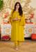 Picture of Delightful Silk Orange Readymade Salwar Kameez