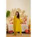 Picture of Delightful Silk Orange Readymade Salwar Kameez