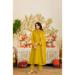 Picture of Delightful Silk Orange Readymade Salwar Kameez