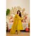 Picture of Delightful Silk Orange Readymade Salwar Kameez