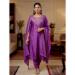 Picture of Sublime Silk Purple Readymade Salwar Kameez
