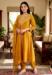Picture of Fine Silk Golden Rod Readymade Salwar Kameez