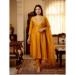 Picture of Fine Silk Golden Rod Readymade Salwar Kameez