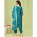Picture of Resplendent Silk Sea Green Readymade Salwar Kameez