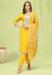 Picture of Sublime Silk Golden Readymade Salwar Kameez