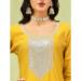 Picture of Sublime Silk Golden Readymade Salwar Kameez