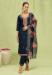Picture of Ideal Silk Dark Slate Grey Readymade Salwar Kameez