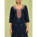 Picture of Ideal Silk Dark Slate Grey Readymade Salwar Kameez