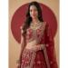 Picture of Graceful Silk Crimson Lehenga Choli
