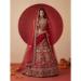 Picture of Graceful Silk Crimson Lehenga Choli