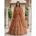 Picture of Resplendent Silk Chocolate Lehenga Choli