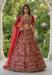 Picture of Taking Silk Fire Brick Lehenga Choli