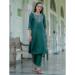 Picture of Ideal Silk Dark Green Readymade Salwar Kameez