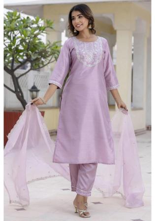 Picture of Graceful Silk Rosy Brown Readymade Salwar Kameez