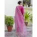 Picture of Comely Silk Pale Violet Red Readymade Salwar Kameez