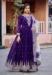 Picture of Beauteous Georgette Purple Readymade Gown