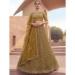 Picture of Beauteous Net Saddle Brown Lehenga Choli