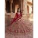 Picture of Appealing Net Dark Red Lehenga Choli