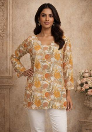 Picture of Ideal Chiffon & Georgette Peru Kurtis And Tunic