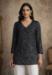Picture of Wonderful Chiffon & Georgette Black Kurtis And Tunic