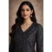 Picture of Wonderful Chiffon & Georgette Black Kurtis And Tunic