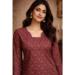 Picture of Chiffon & Georgette Maroon Kurtis And Tunic