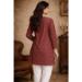 Picture of Chiffon & Georgette Maroon Kurtis And Tunic