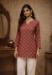 Picture of Chiffon & Georgette Maroon Kurtis And Tunic