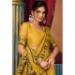 Picture of Alluring Cotton Golden Rod Saree