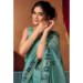 Picture of Stunning Cotton Cadet Blue Saree