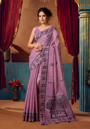 Picture of Resplendent Cotton Rosy Brown Saree