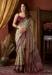 Picture of Amazing Crepe & Silk Brown Saree