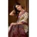Picture of Amazing Crepe & Silk Brown Saree