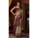 Picture of Amazing Crepe & Silk Brown Saree