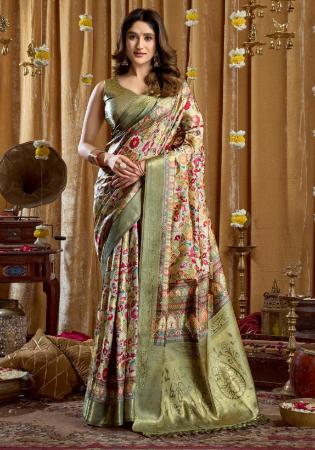 Picture of Marvelous Silk Rosy Brown Saree