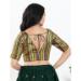 Picture of Fine Chiffon Dark Khaki Designer Blouse