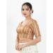 Picture of Stunning Chiffon Burly Wood Designer Blouse