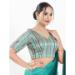 Picture of Wonderful Chiffon Light Steel Blue Designer Blouse