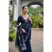 Picture of Excellent Silk Dark Slate Blue Saree