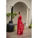 Picture of Amazing Silk Dark Red Saree