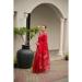Picture of Amazing Silk Dark Red Saree