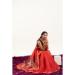Picture of Enticing Cotton Crimson Saree