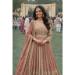 Picture of Chiffon Rosy Brown Straight Cut Salwar Kameez