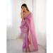 Picture of Magnificent Crepe Rosy Brown Saree