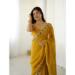 Picture of Classy Crepe Olive Saree