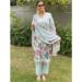 Picture of Bewitching Silk Lavender Readymade Salwar Kameez