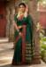 Picture of Delightful Silk Dark Olive Green Saree